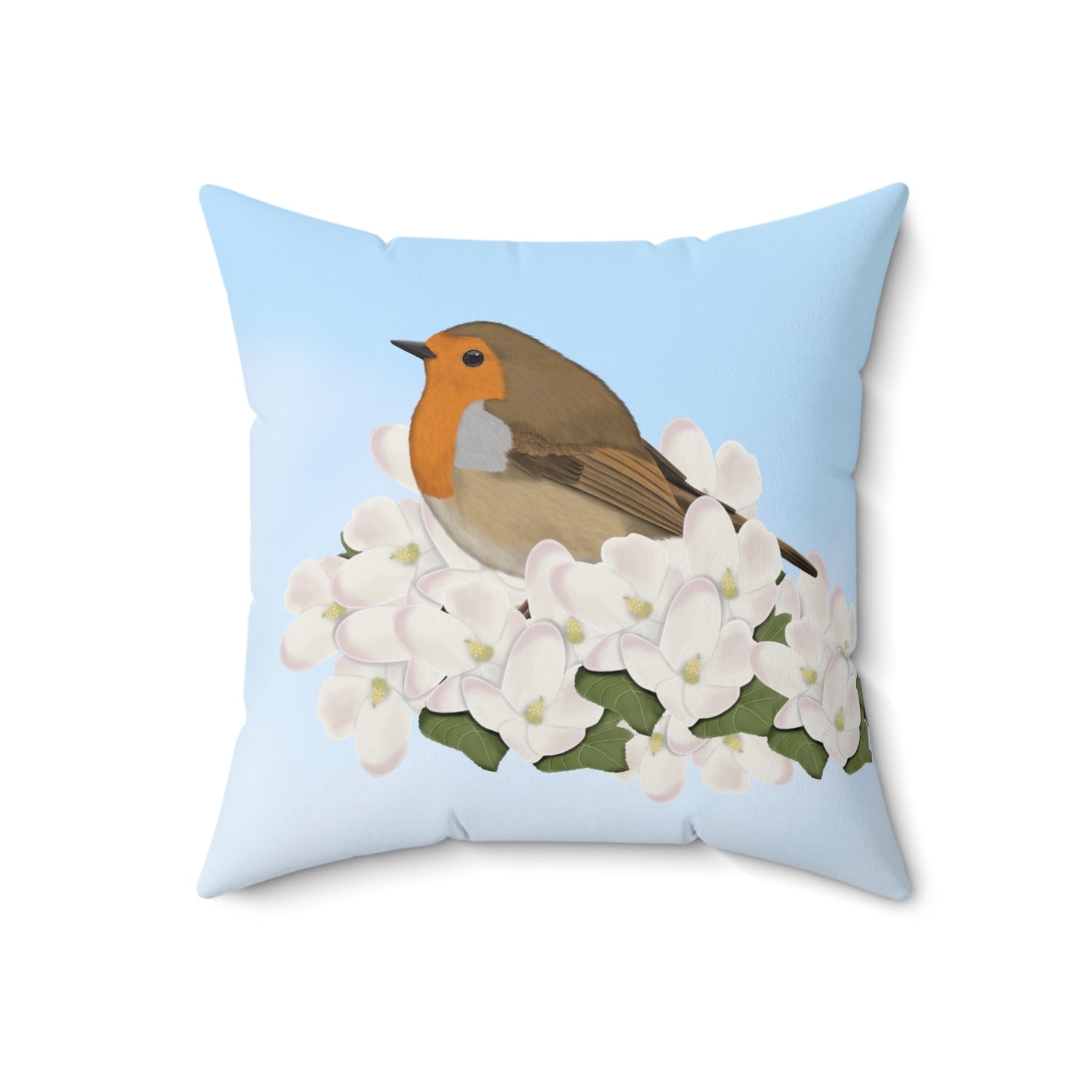 backyard birds throw pillows