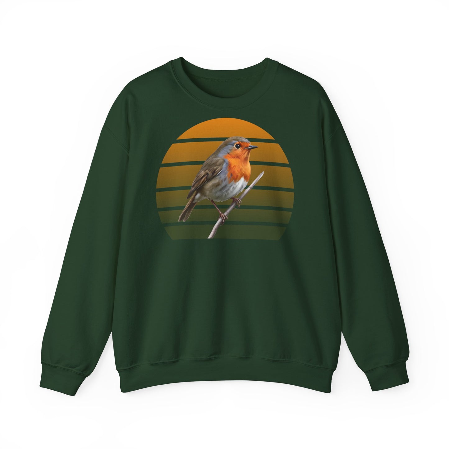 Rotkehlchen Sweatshirt | Unisex Vogel Pullover für Vogelfreunde & Vogelbeobachter
