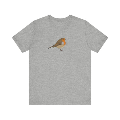 Rotkehlchen Vogel T-Shirt für Vogelfreunde und Vogelbeobachter