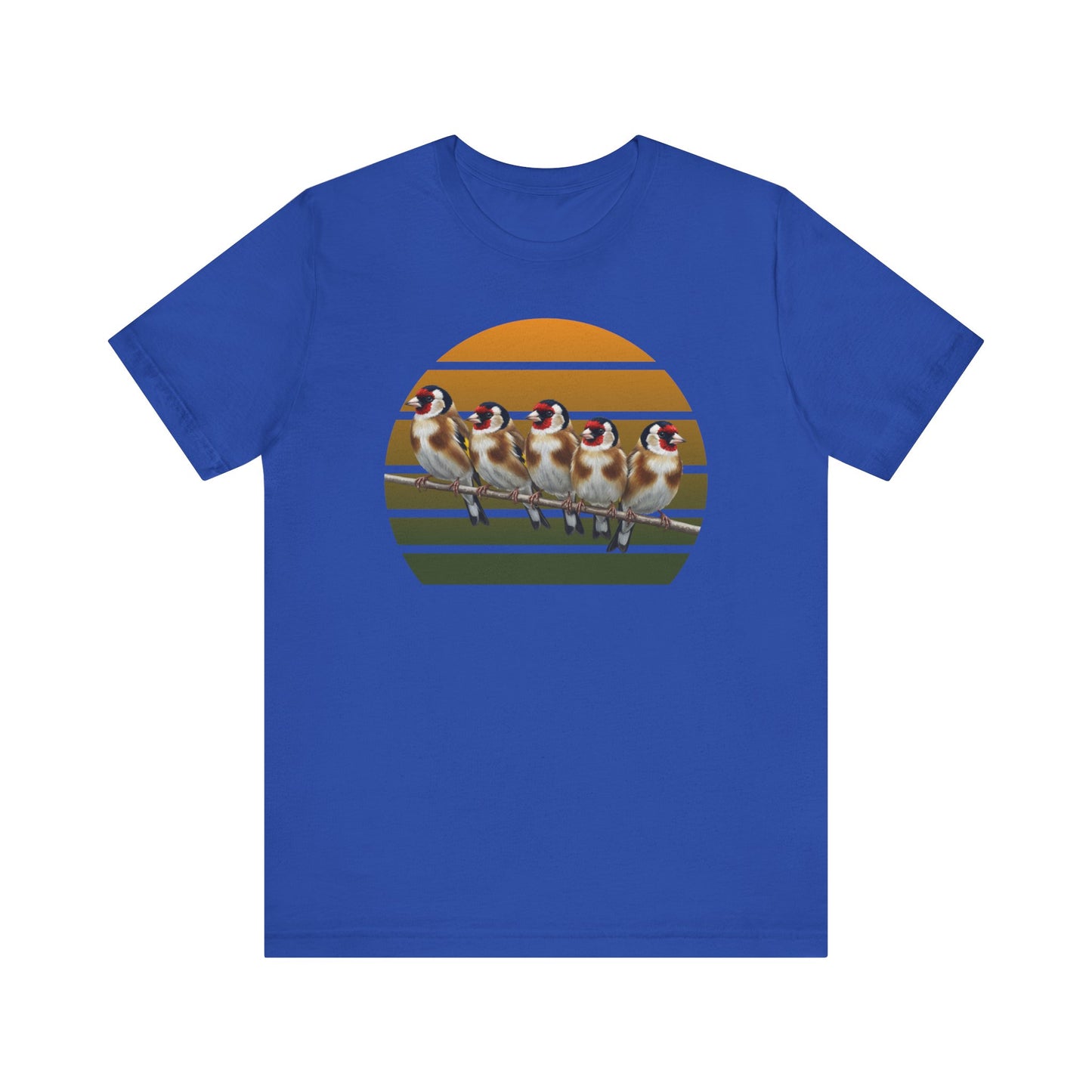 Stieglitz Premuim T-Shirt | Geschenk für Vogelbeobachter | jz.birds