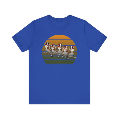 Stieglitz Premuim T-Shirt | Geschenk für Vogelbeobachter | jz.birds