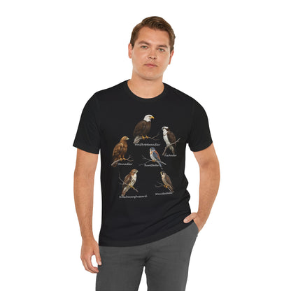 T-Shirt mit Greifvögeln: Adler, Falke & Co. | Vogelkunde & Natur