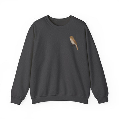 Nachtigall Vogel Sweatshirt für Naturfreunde und Vogelbeobachter