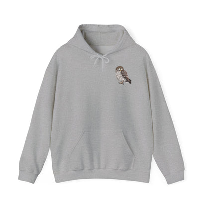 Eule Hoodie - Vogel Kapuzenpullover für Vogelbeobachter & Naturliebhaber mit Vogelmotiv