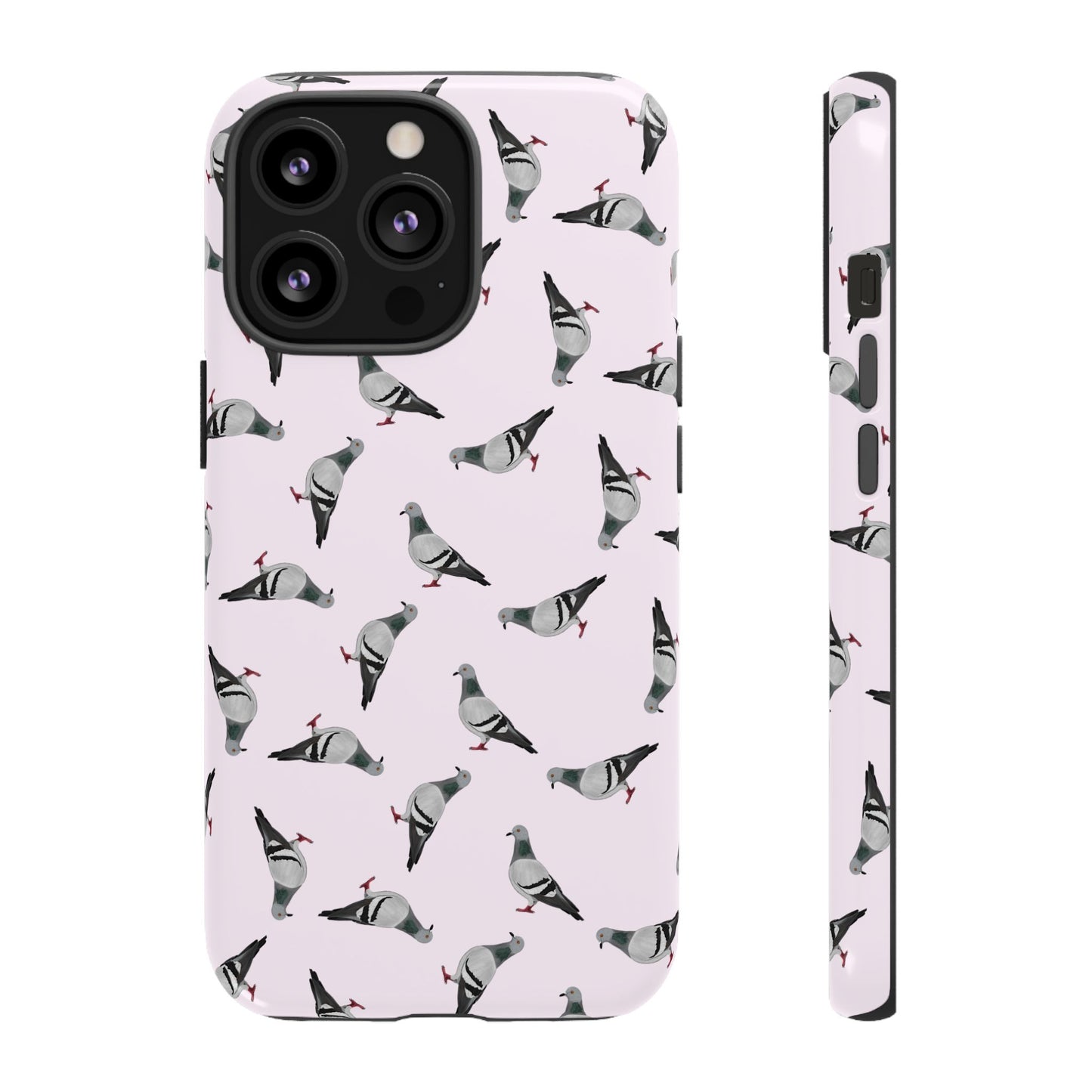 Taube Handyhülle in Rosa | Vogel-Motiv für iPhone & Google Pixel