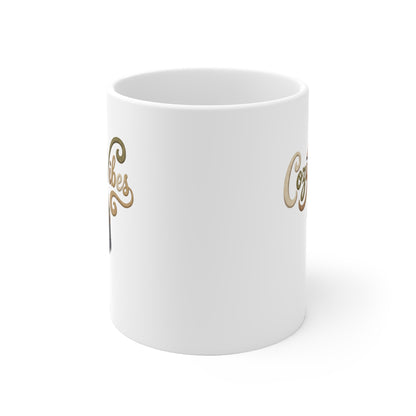 Schuhschnabel mit Strickpullover Weihnachtliche Tasse mit Vogelmotiv Cozy Vibes – Ideal für Kakao & Kaffee