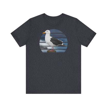 Möwe am Meer Vogel T-Shirt für Vogelliebhaber und Vogelbeobachter