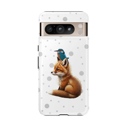 Eisvogel mit Fuchs iPhone & Google Pixel Tiermotiv Handyhülle - Tierisch guter Schutz