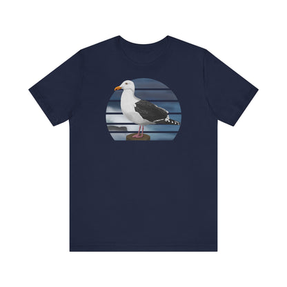 Möwe am Meer Vogel T-Shirt für Vogelliebhaber und Vogelbeobachter