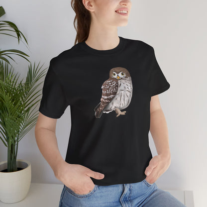 Eule Vogel T-Shirt für Vogelfreunde und Vogelbeobachter