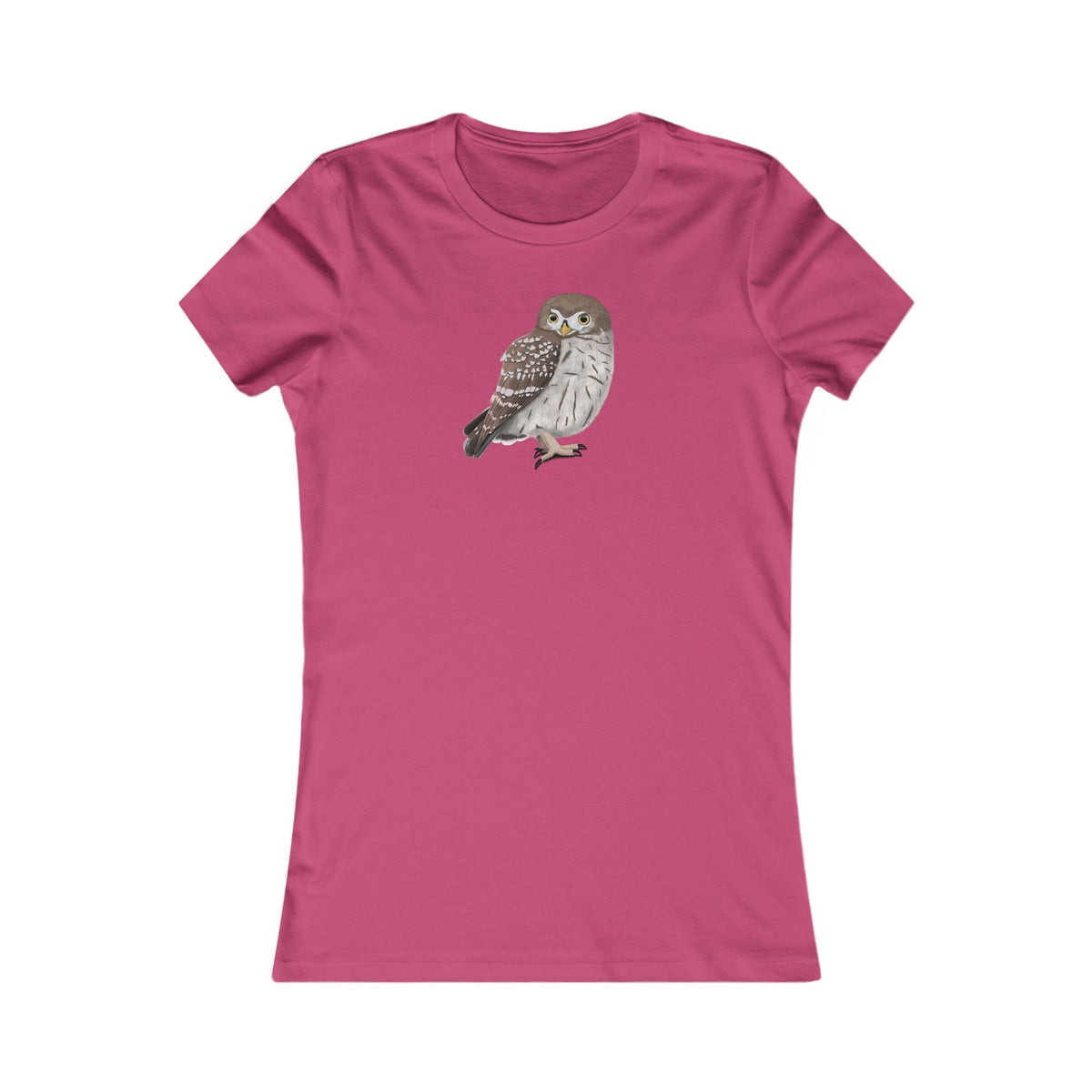 Eule Vogel T-Shirt Frauen mit Bird Graphic Tee Hintergrund