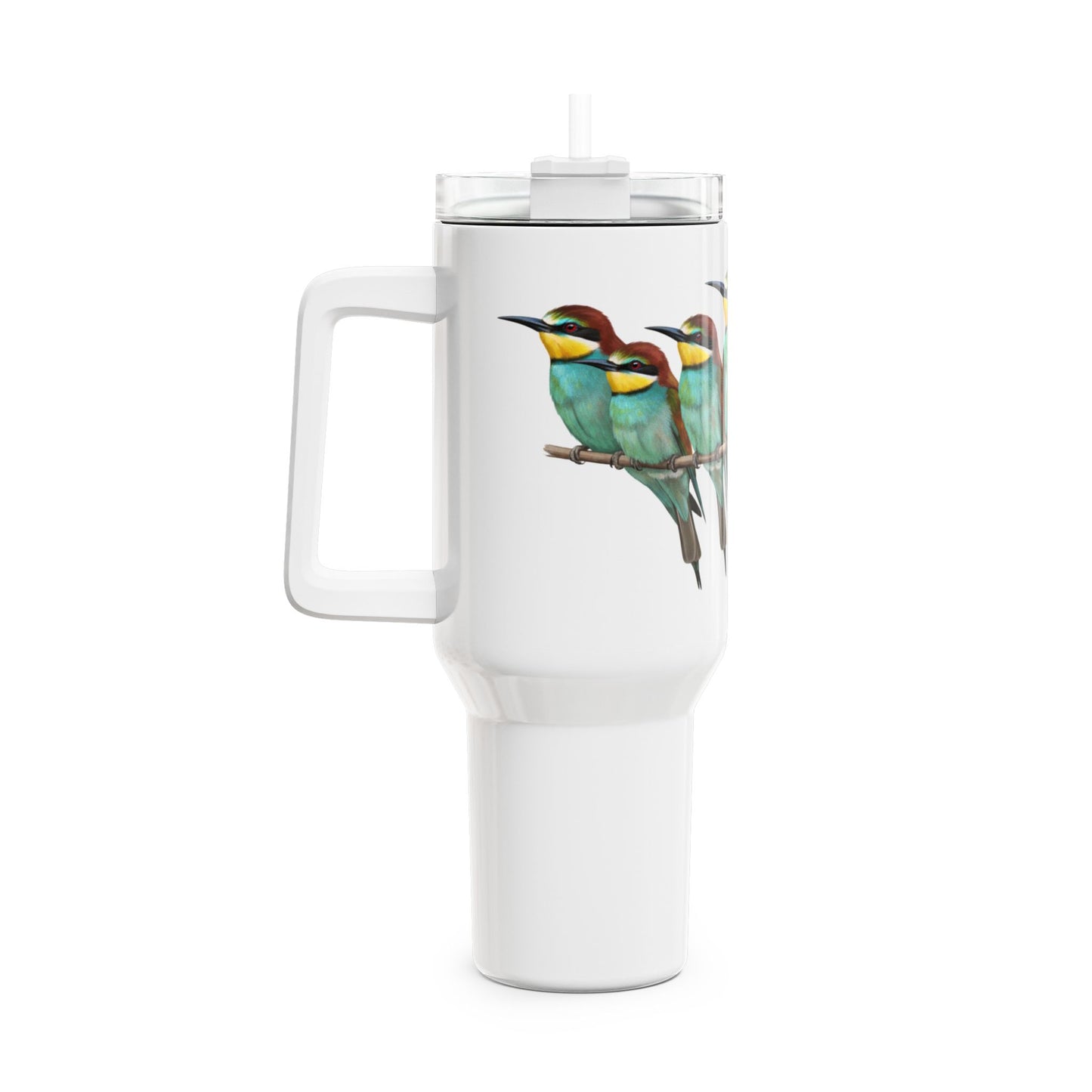 Bienenfresser Thermo-Tumbler 40oz (1,2L) – Edelstahl Isolierbecher für Vogelbeobachter