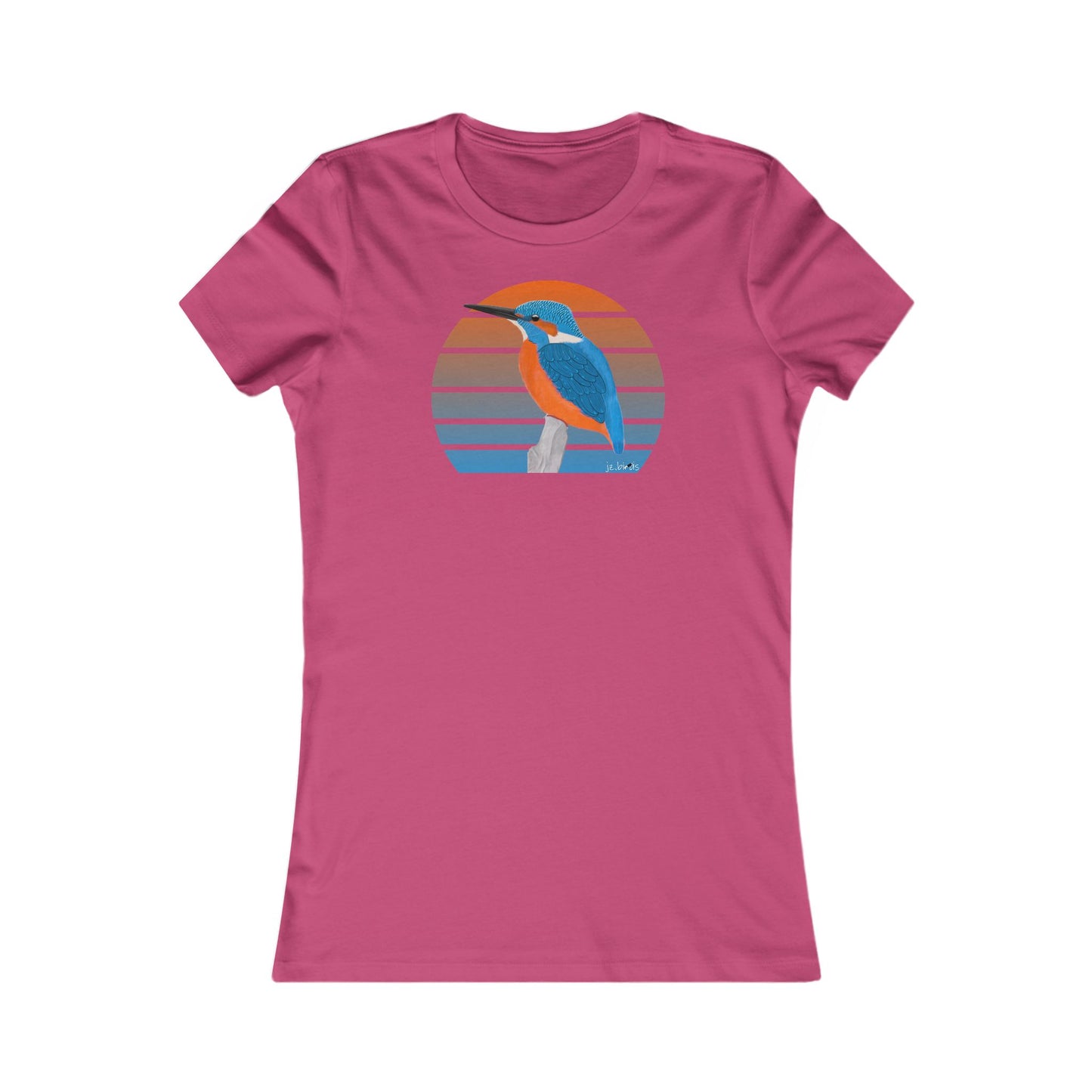 Eisvogel Vogel T-Shirt für Frauen Vogelfreunde und Vogelbeobachter