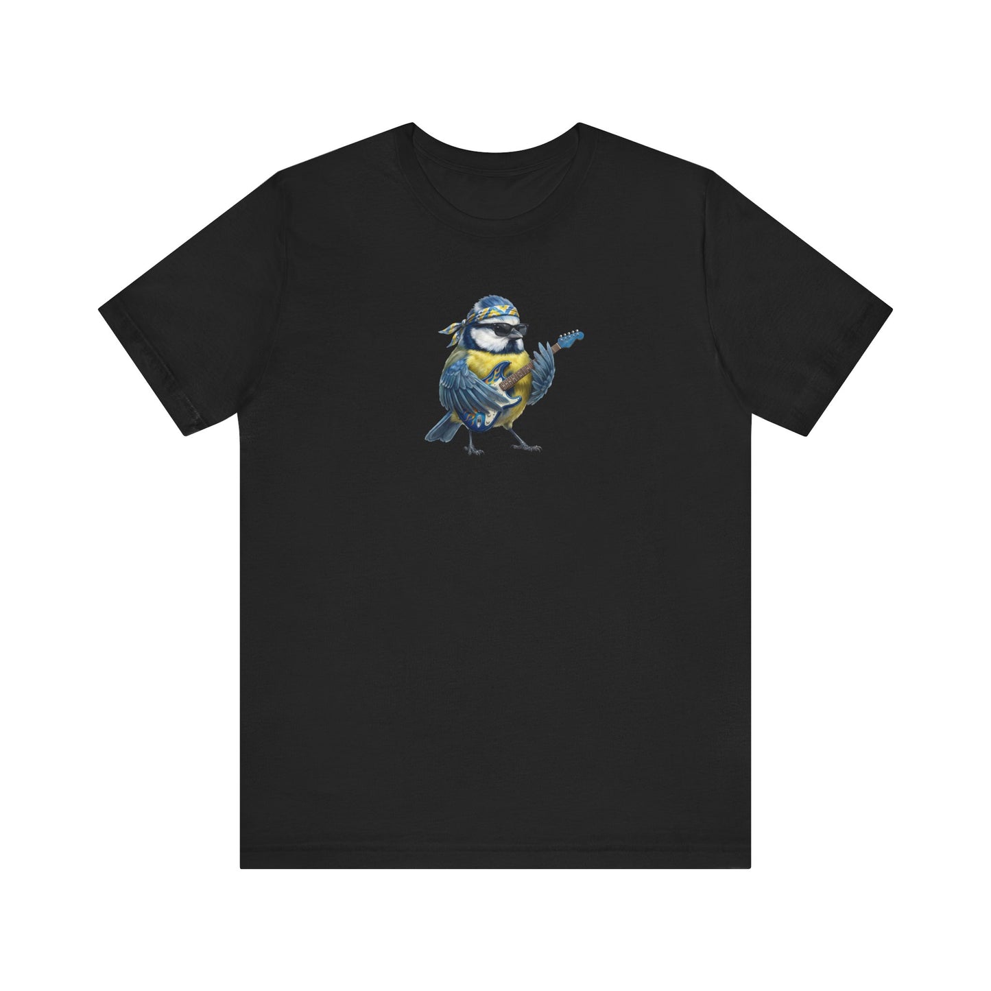 Bert Blaumeise (Bass) – Offizielles Die Gartenvögel Premium T-Shirt