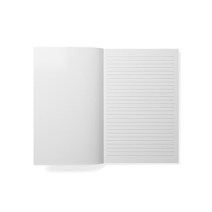 Eisvogel im Flug A5 Vogel Softcover Notizbuch 150 Seiten Liniert