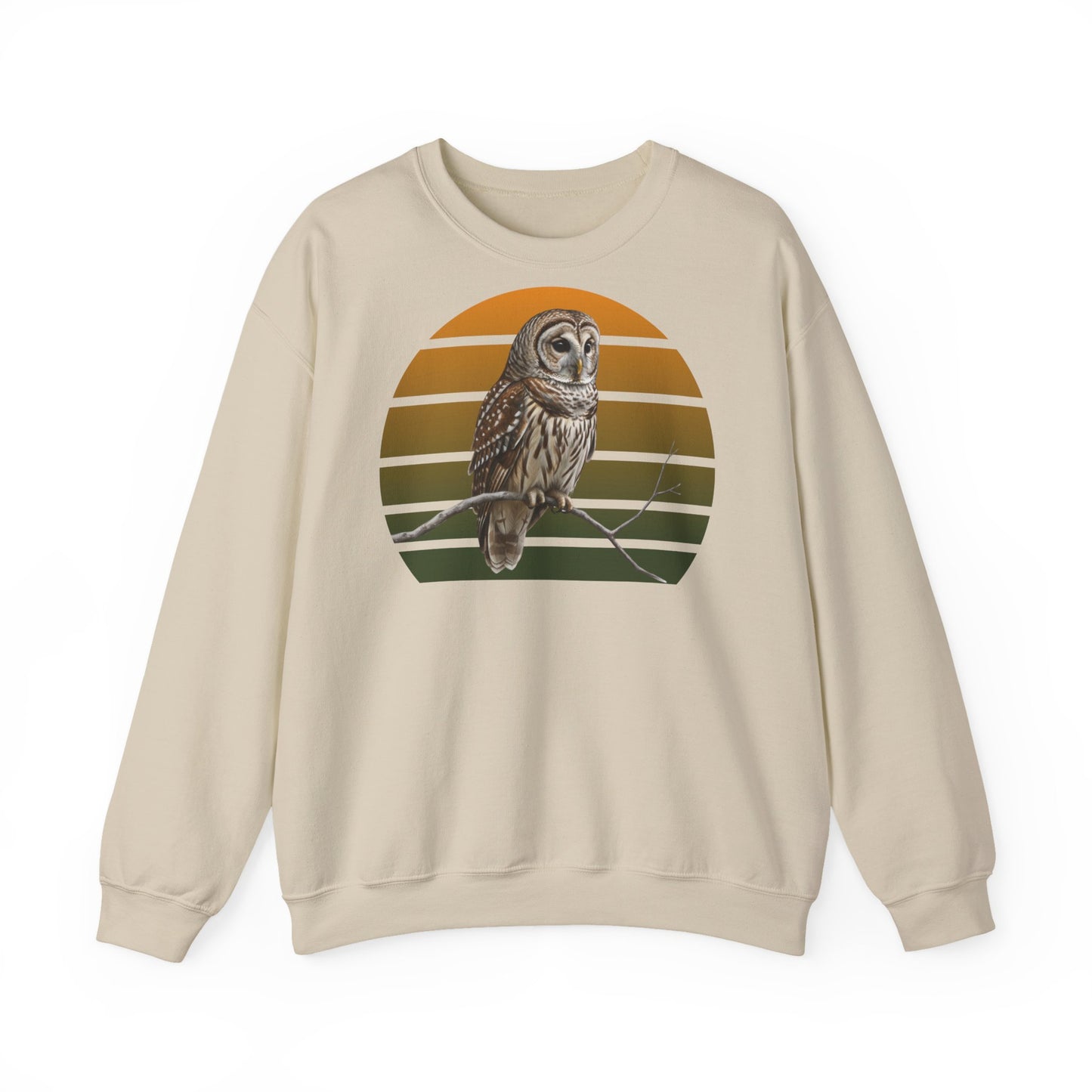 Streifenkauz Eule Sweatshirt | Unisex Pullover für Vogelfreunde & Vogelbeobachter