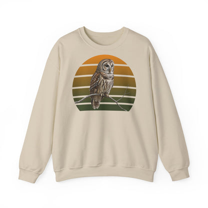 Streifenkauz Eule Sweatshirt | Unisex Pullover für Vogelfreunde & Vogelbeobachter