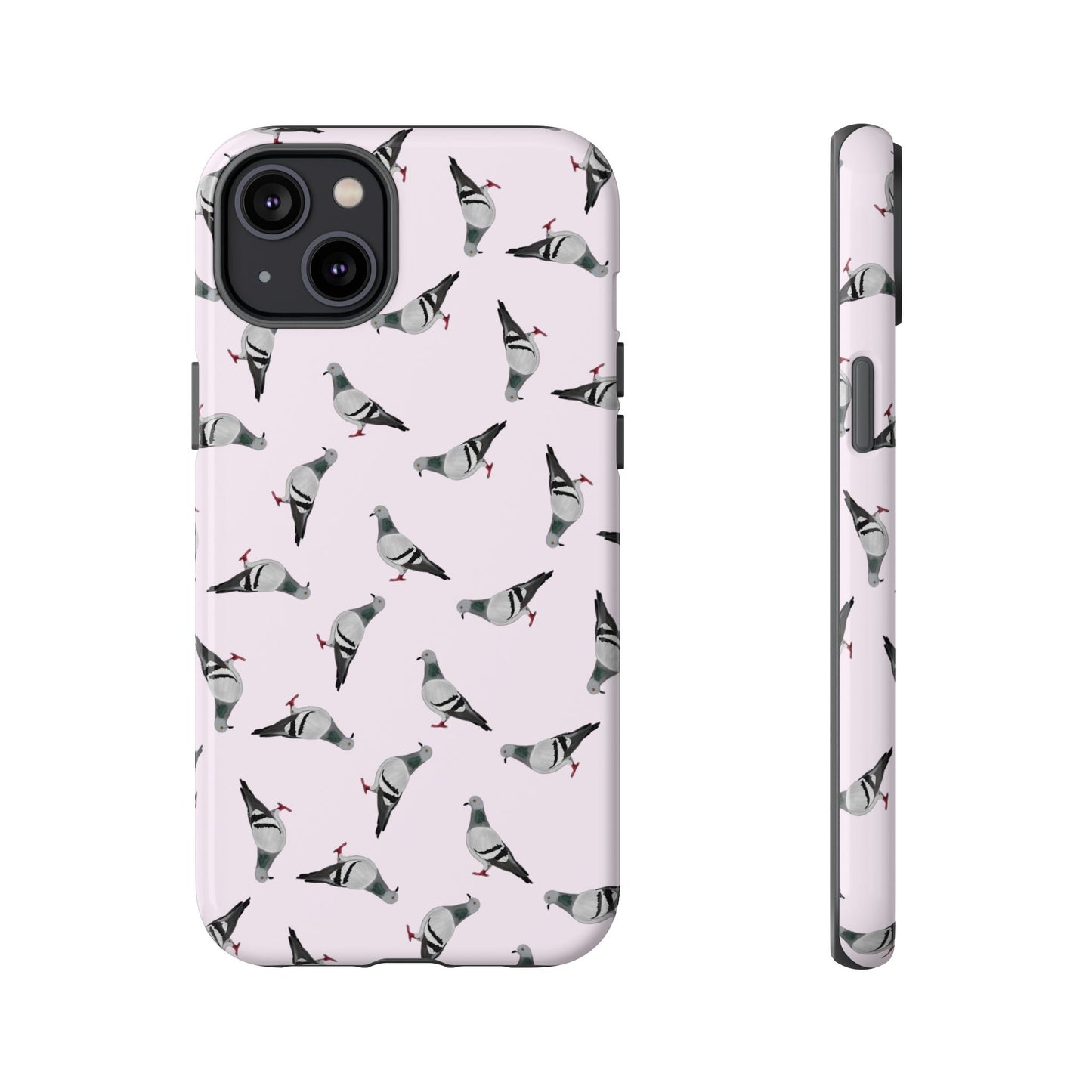 Taube Handyhülle in Rosa | Vogel-Motiv für iPhone & Google Pixel