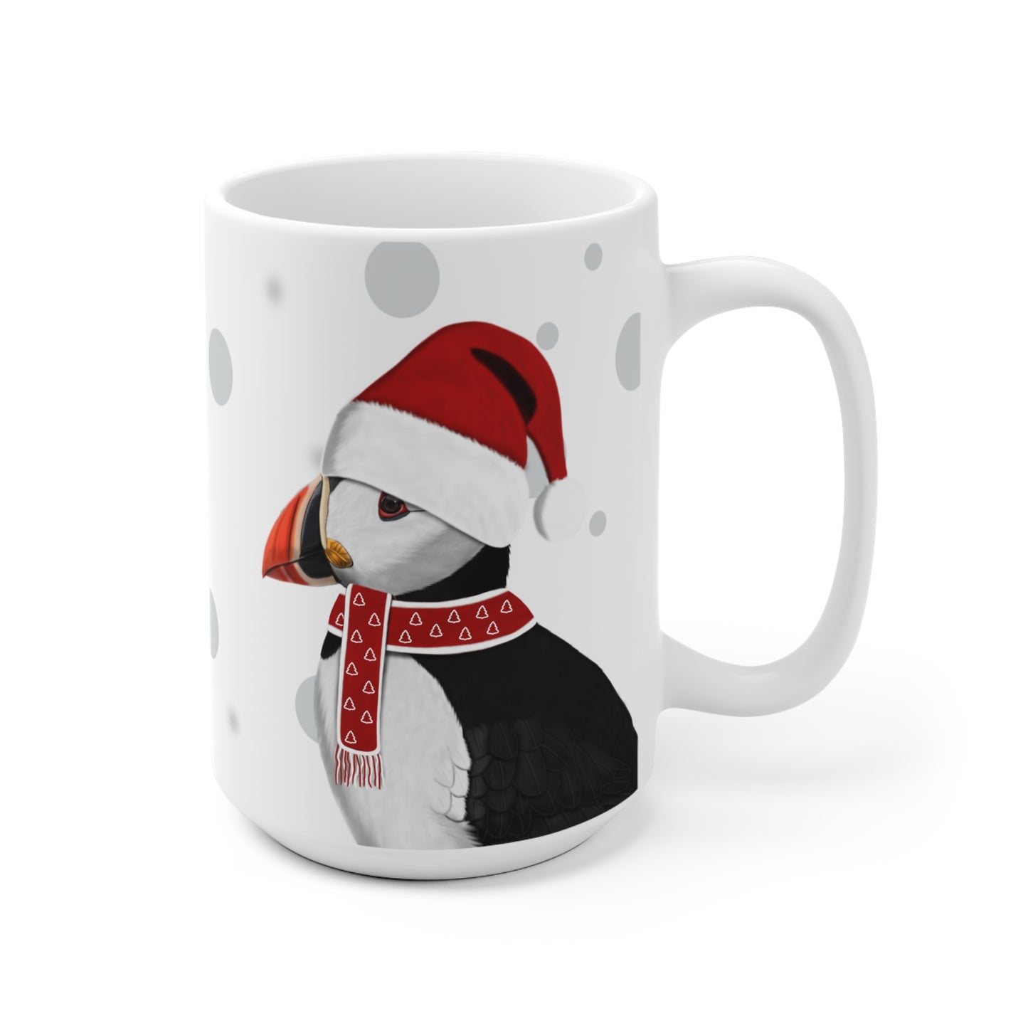 Papageitaucher als Weihnachtsmann Vogel Tasse