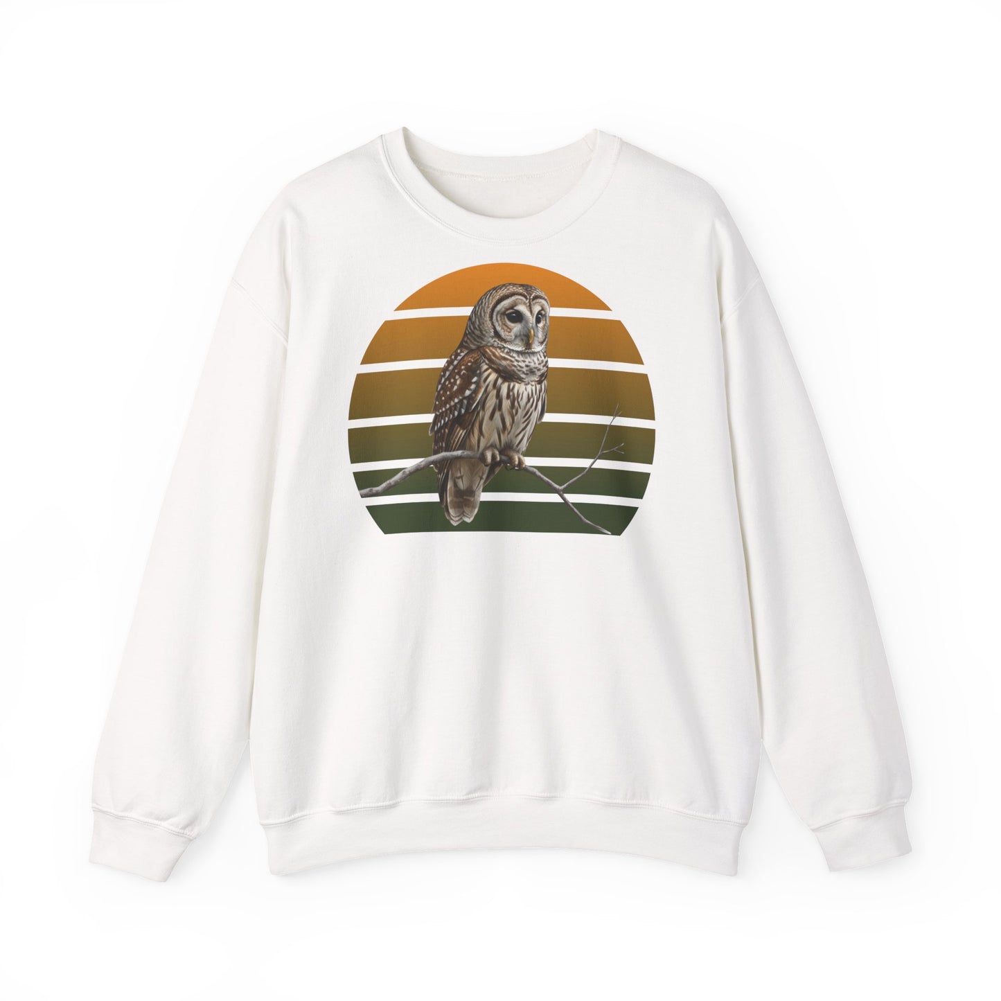 Streifenkauz Eule Sweatshirt | Unisex Pullover für Vogelfreunde & Vogelbeobachter