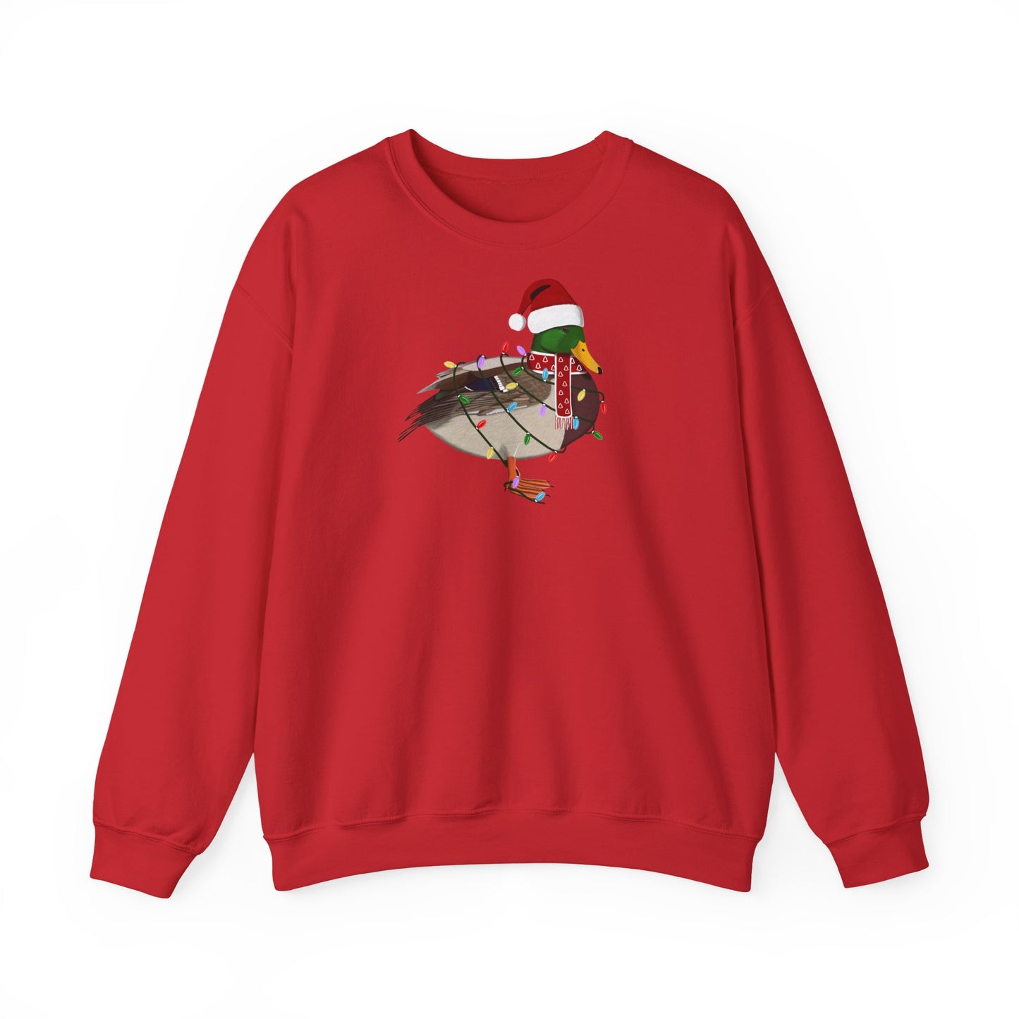 Ente Weihnachts-Sweatshirt | Unisex Vogel Sweater für Vogelfreunde & Vogelbeobachter