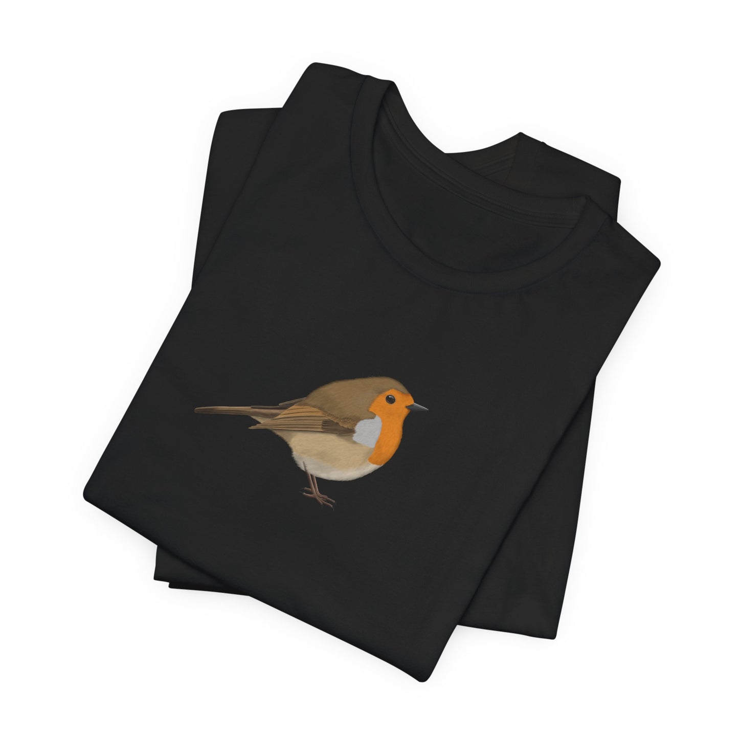 Rotkehlchen Vogel T-Shirt für Vogelfreunde und Vogelbeobachter