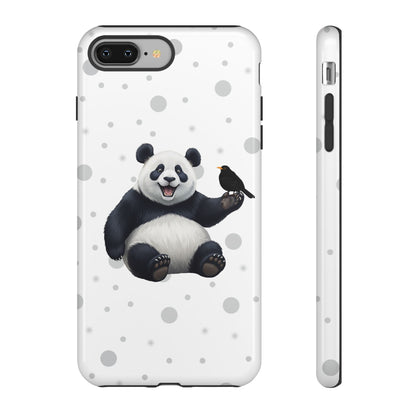 Amsel mit Panda iPhone & Google Pixel Tiermotiv Handyhülle - Tierisch guter Schutz