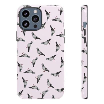 Taube Handyhülle in Rosa | Vogel-Motiv für iPhone & Google Pixel