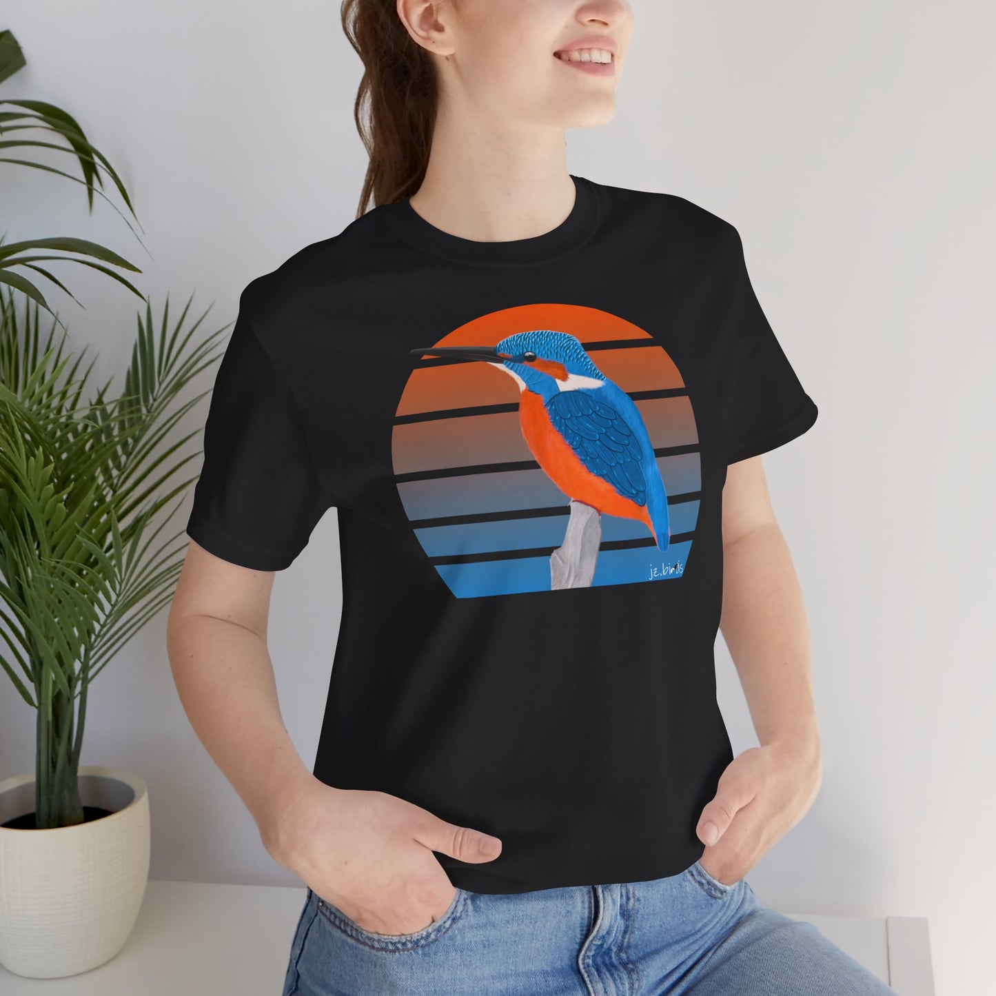 Eisvogel Vogel T-Shirt für Vogelfreunde und Vogelbeobachter