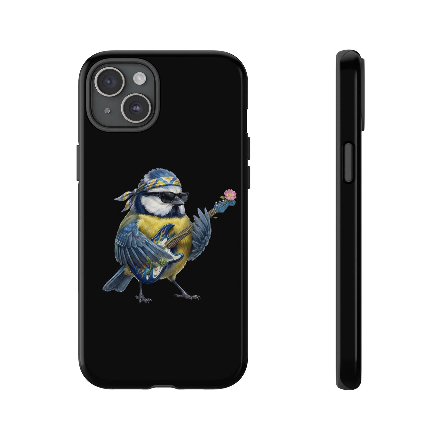 Bert Blumen-Gitarre Handyhülle (iPhone & Google Pixel) – Die Gartenvögel Band 2 Merch