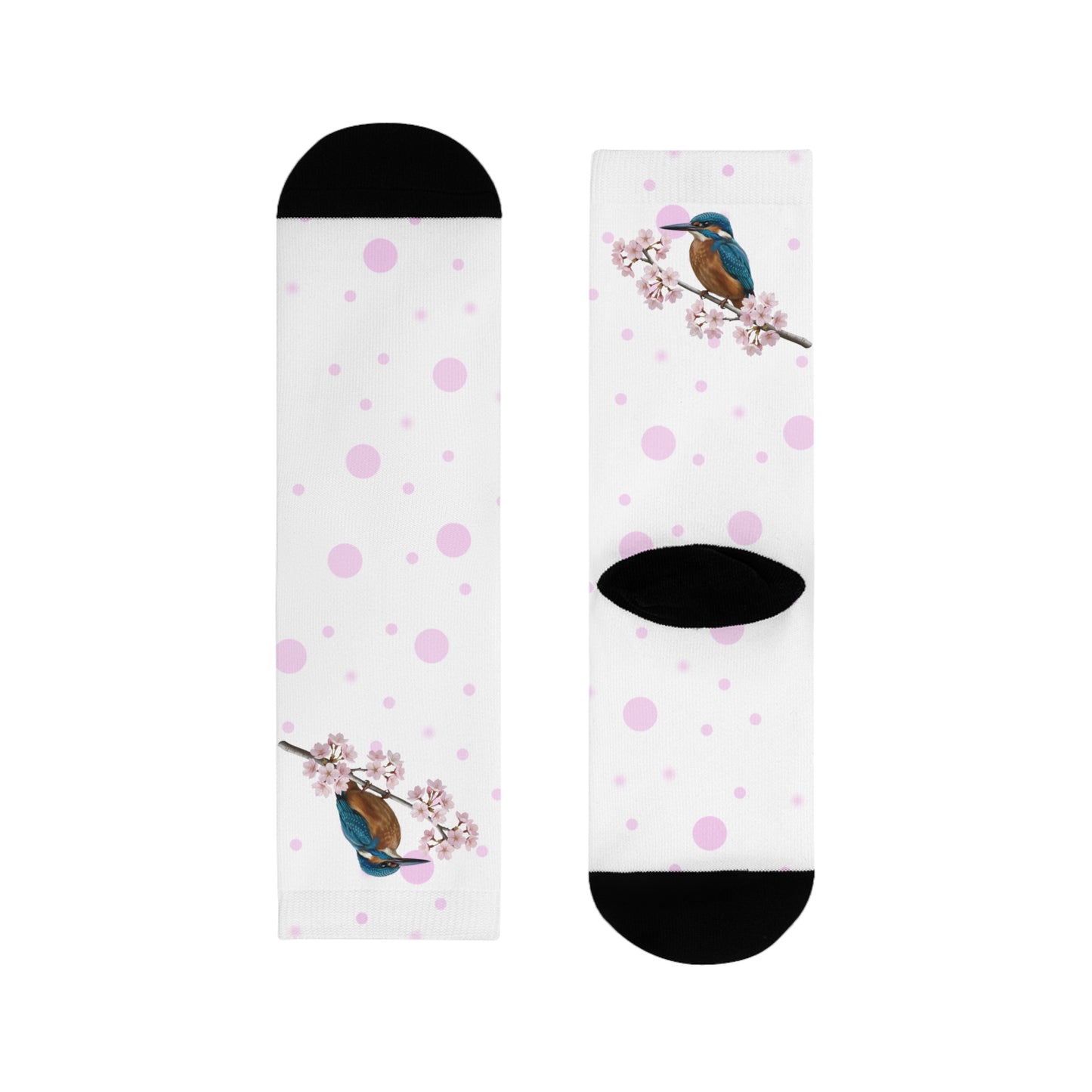 Eisvogel Socken mit Accessories Hintergrund