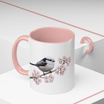 Schwanzmeise Tasse mit Accent Coffee Mug Hintergrund