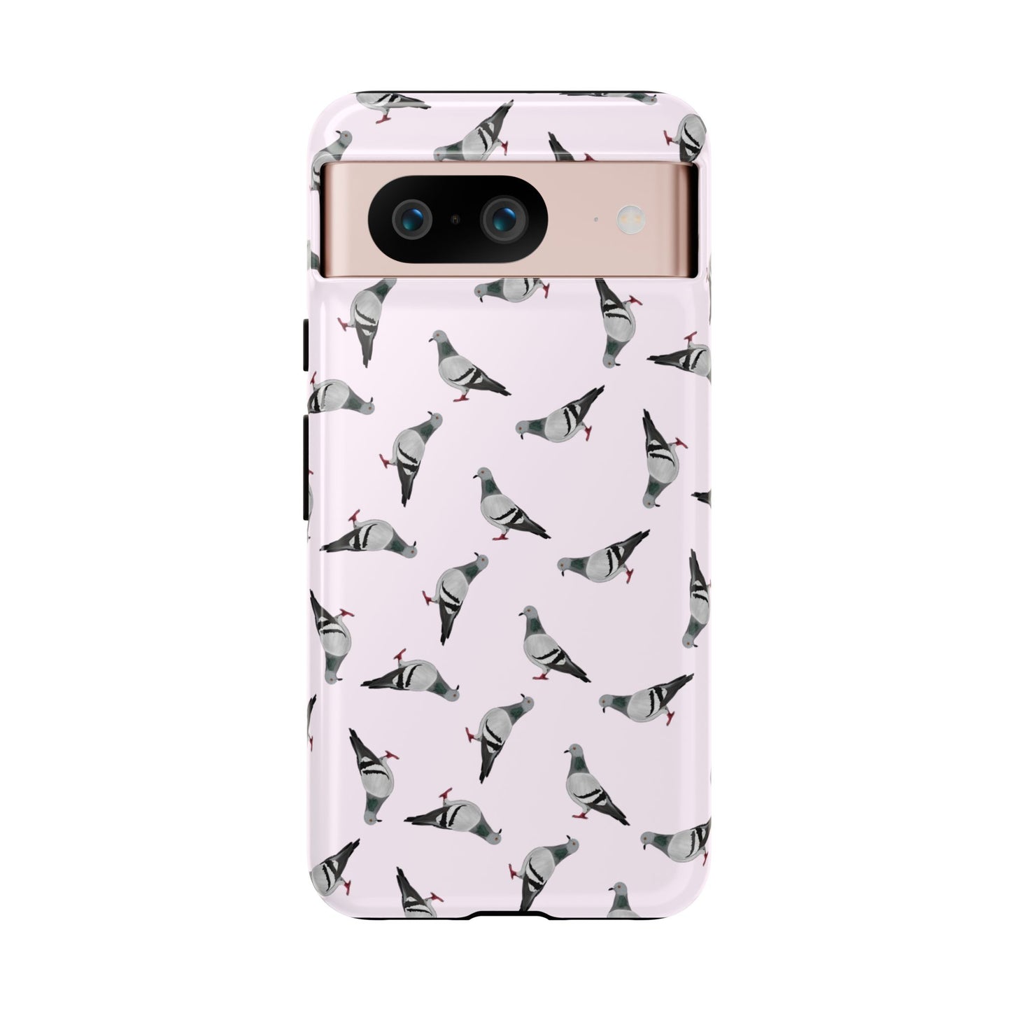 Taube Handyhülle in Rosa | Vogel-Motiv für iPhone & Google Pixel