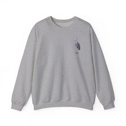 Schuhschnabel Vogel Sweatshirt für Naturfreunde und Vogelbeobachter