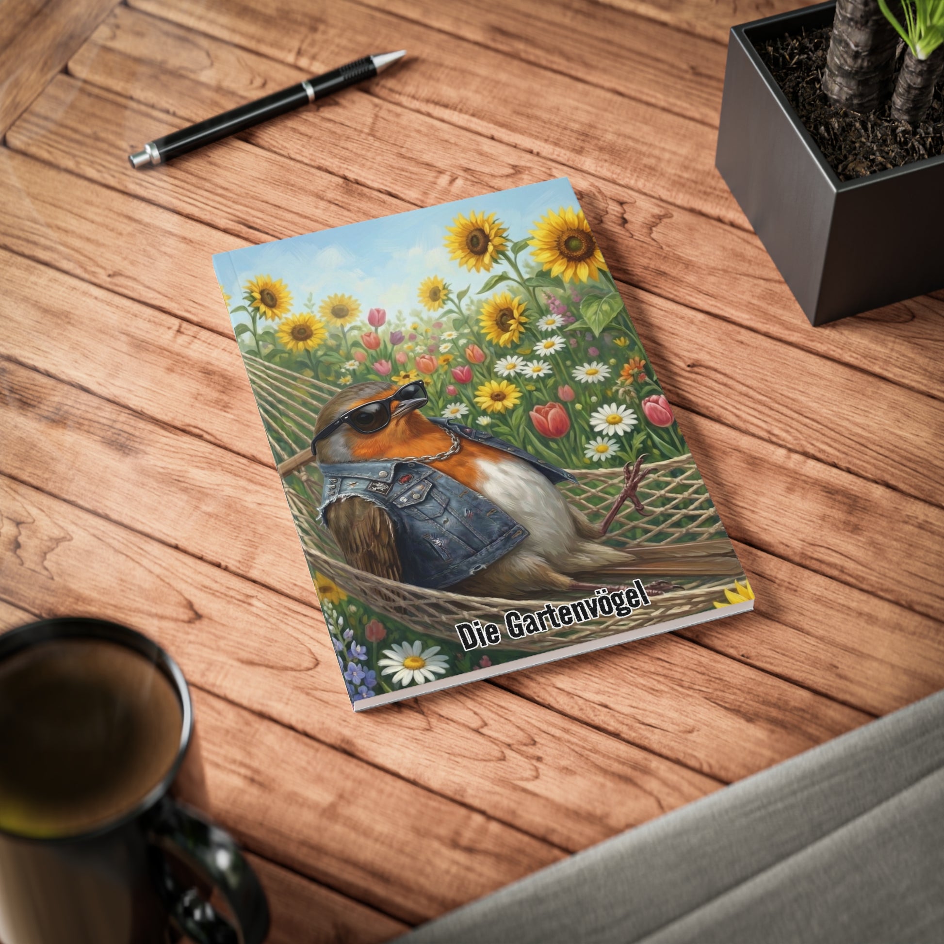 Rotkehlchen Notizbücher – a5 notebook, artistic