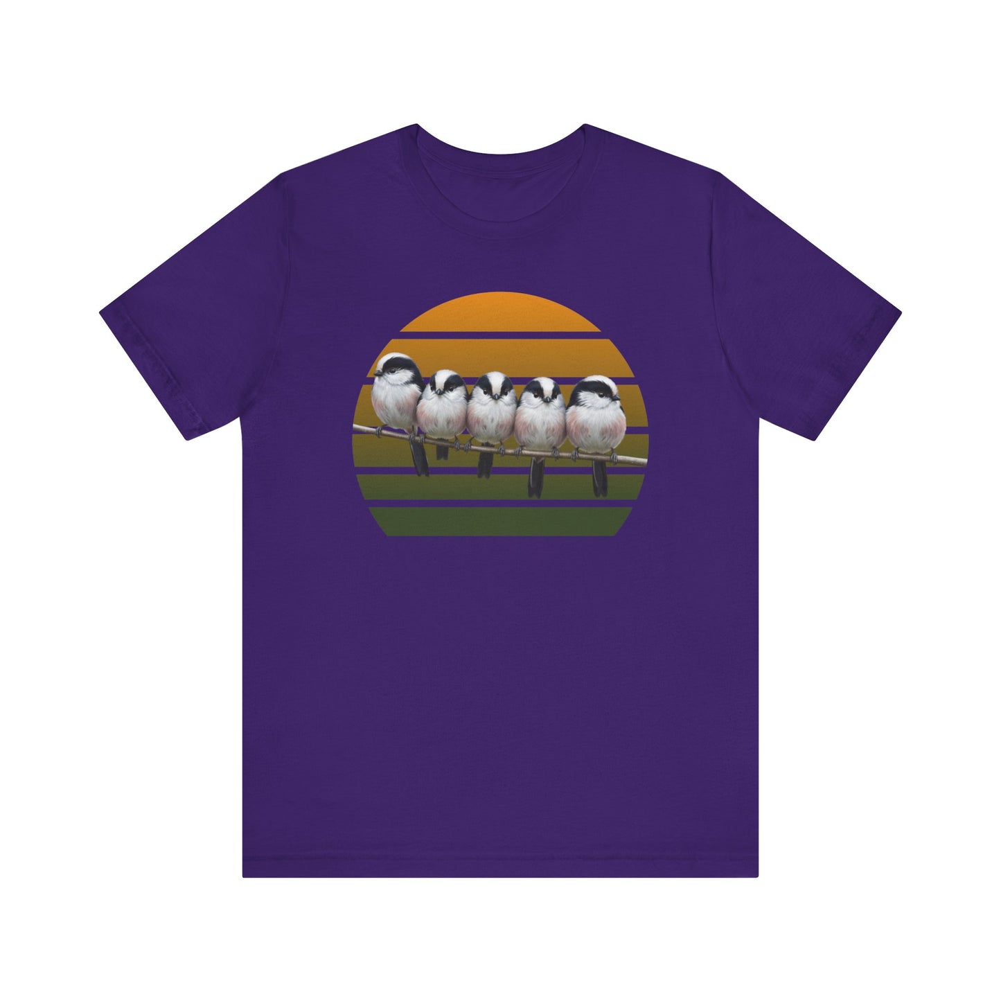 Schwanzmeisen Premuim T-Shirt | Geschenk für Vogelbeobachter | jz.birds