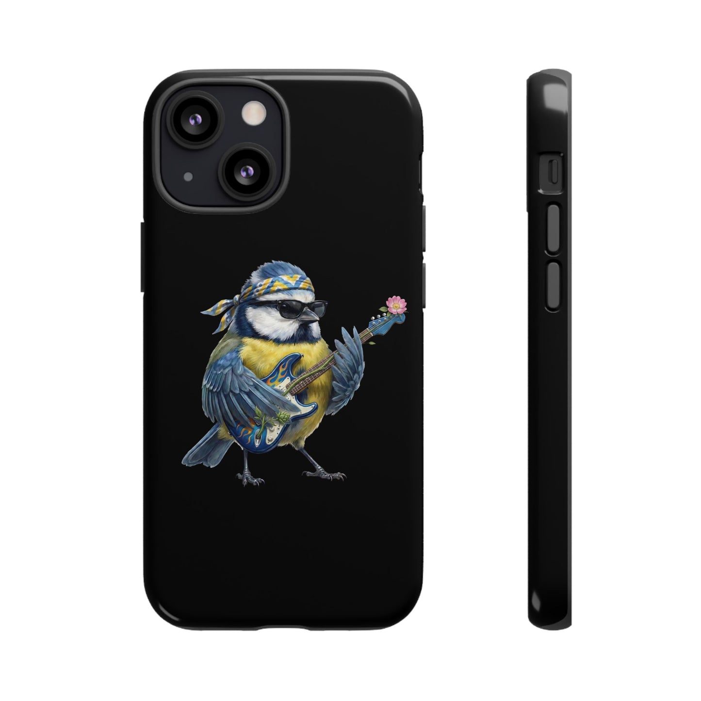 Bert Blumen-Gitarre Handyhülle (iPhone & Google Pixel) – Die Gartenvögel Band 2 Merch