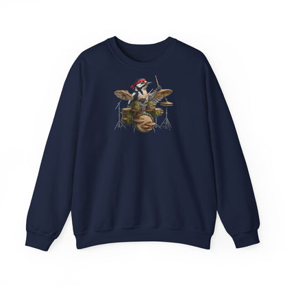 Specht Sweatshirt Vogelmotiv – Animal Graphic Tee, Casual Everyday Wear