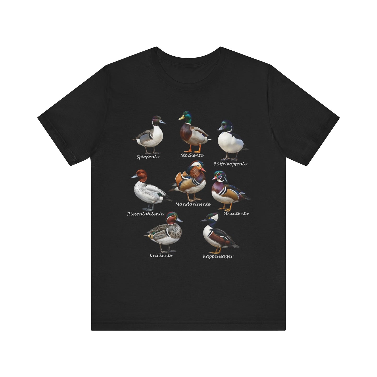 T-Shirt mit Entenarten: Vogel – bird graphic tee, watching gear