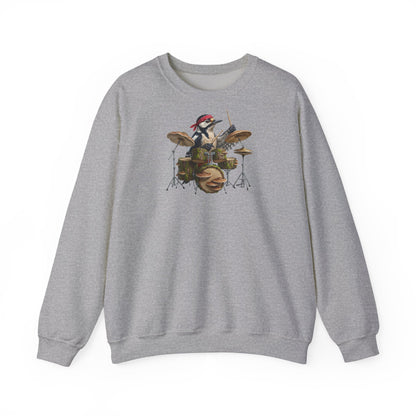 Specht Sweatshirt Vogelmotiv mit Animal Graphic Tee Hintergrund