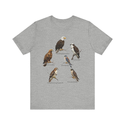 Falke Vogel T-Shirt – bird graphic tee, watching gear