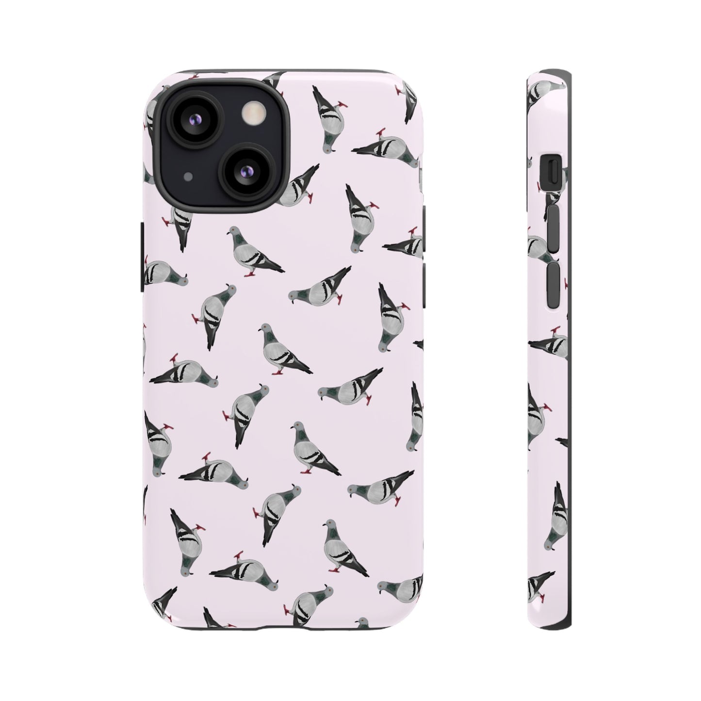 Taube Handyhülle in Rosa | Vogel-Motiv für iPhone & Google Pixel