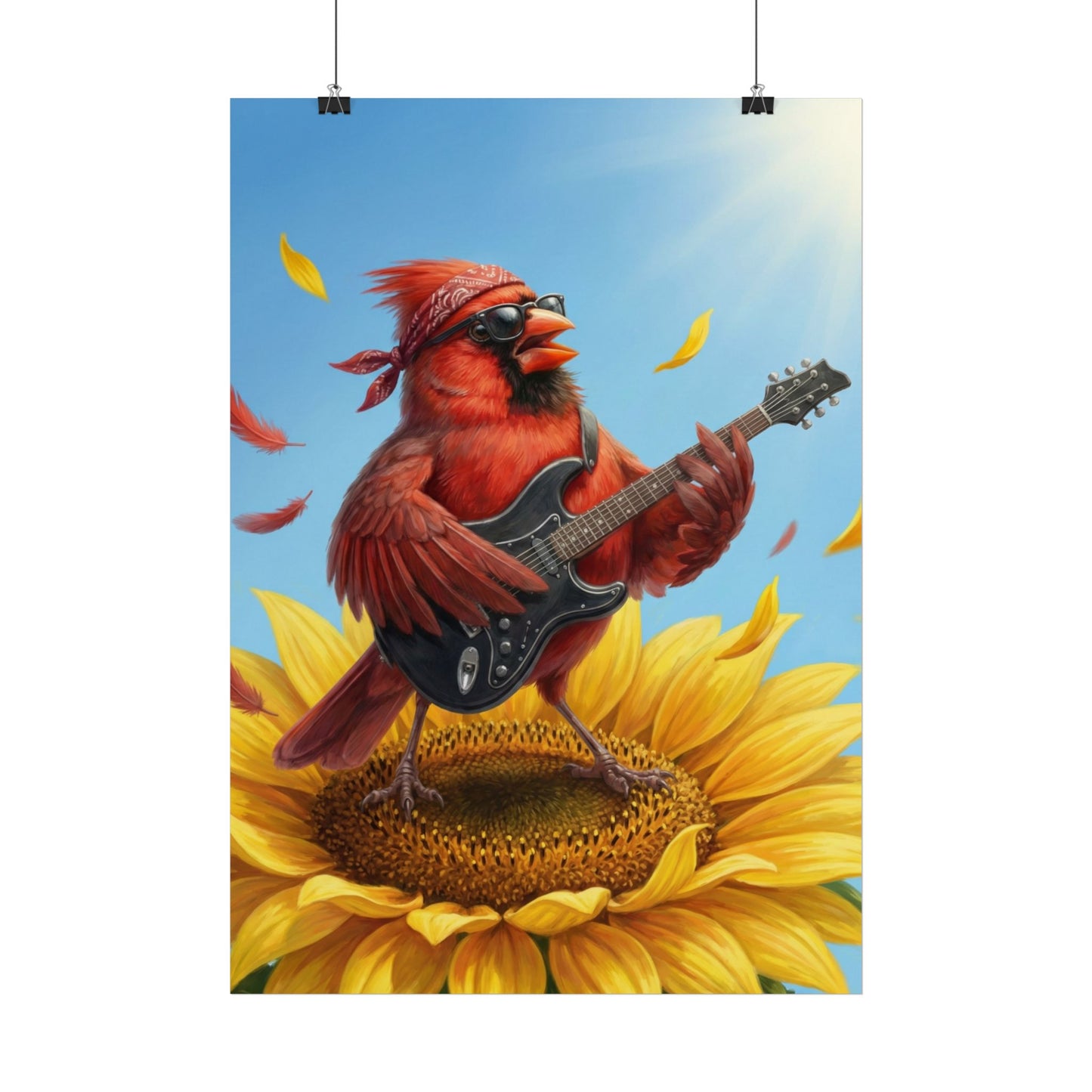 Star Vogel Poster – die gartenvögel, Glossy