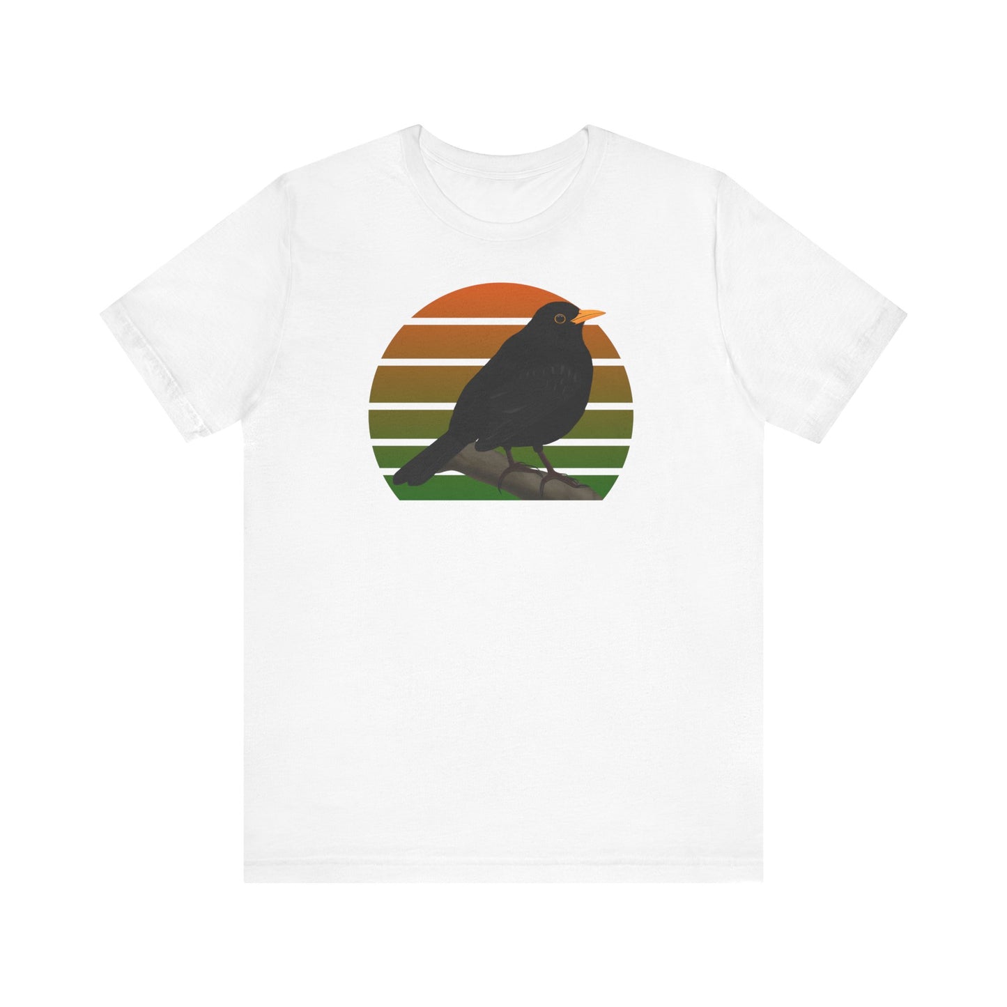 Amsel Vogel T-Shirt für Vogelfreunde und Vogelbeobachter