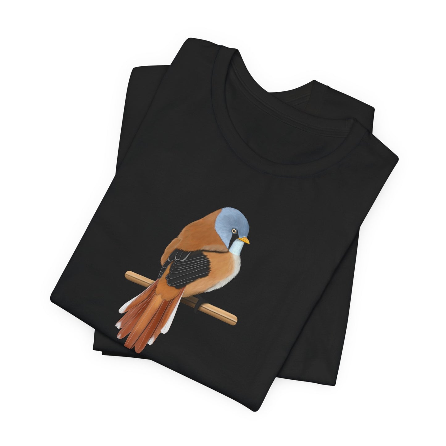 Bartmeise Vogel T-Shirt für Vogelfreunde und Vogelbeobachter