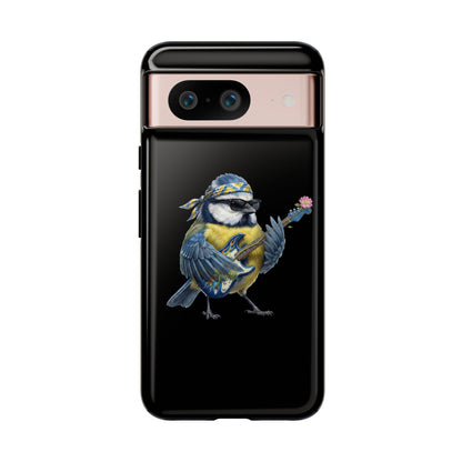 Bert Blumen-Gitarre Handyhülle (iPhone & Google Pixel) – Die Gartenvögel Band 2 Merch