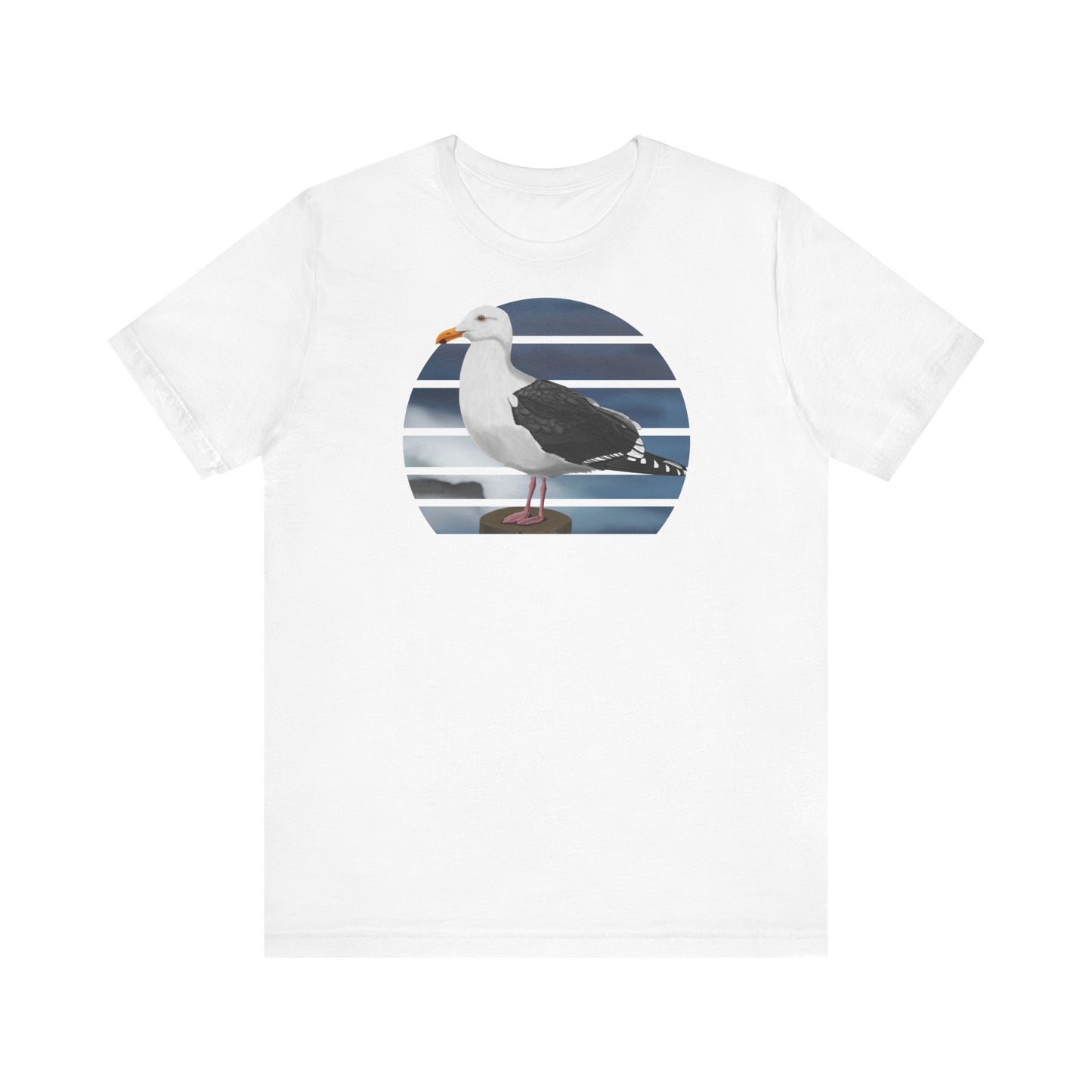 Möwe am Meer Vogel T-Shirt für Vogelliebhaber und Vogelbeobachter