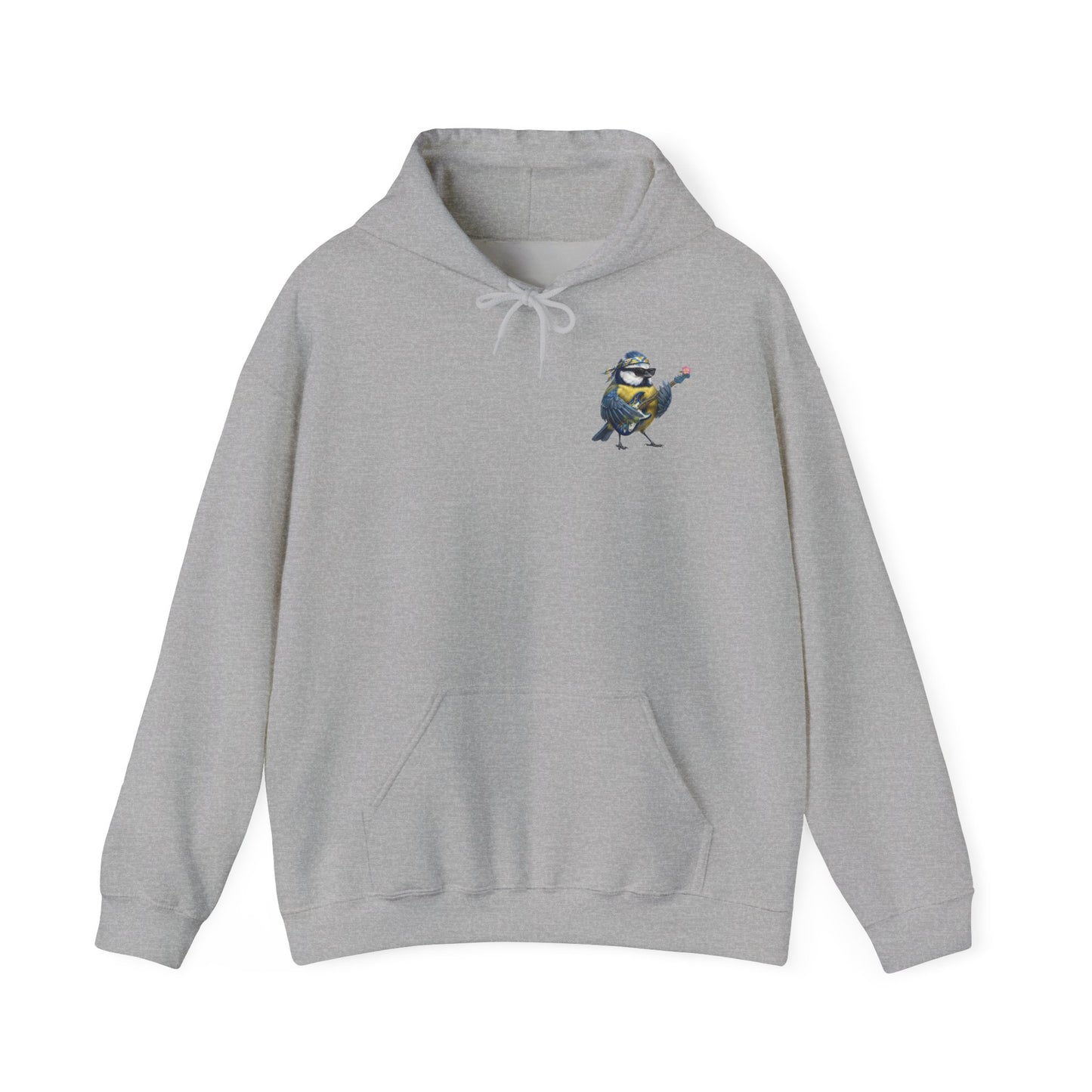 Blaumeise Kapuzenpullover mit artistic apparel Hintergrund