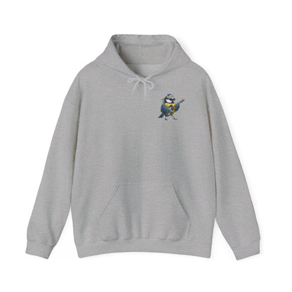 Blaumeise Kapuzenpullover mit artistic apparel Hintergrund