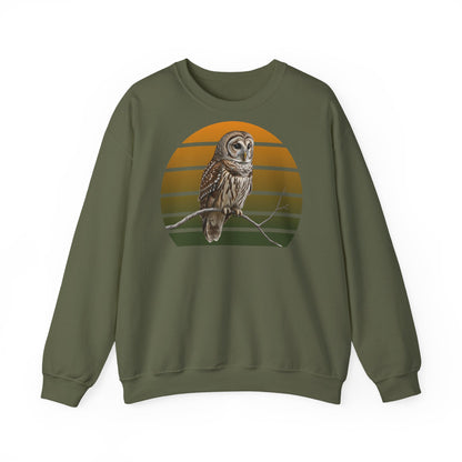 Streifenkauz Eule Sweatshirt | Unisex Pullover für Vogelfreunde & Vogelbeobachter